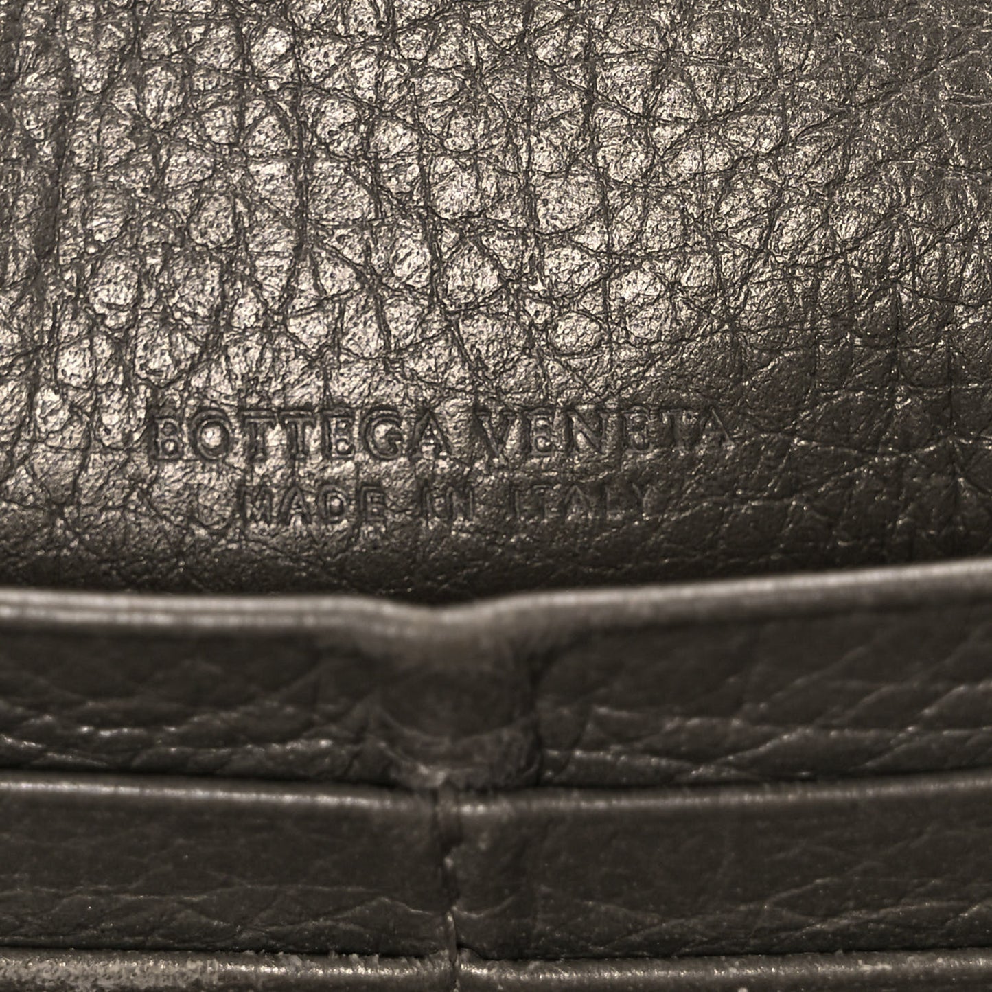 Metallic Nappa Intrecciato Ayers Continental Wallet Petale