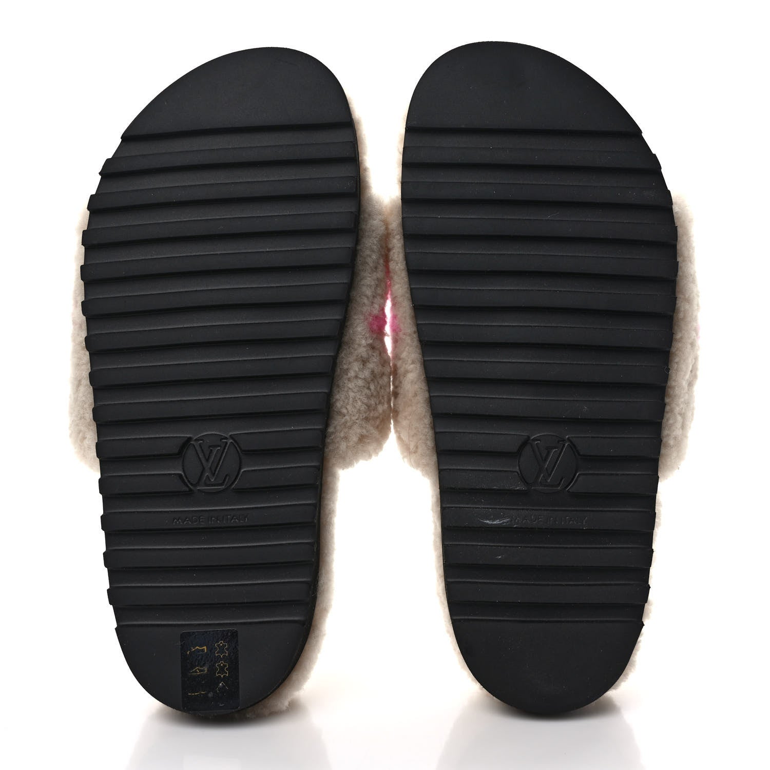 Louis Vuitton Shearling Paseo Flat Comfort Mule 37 Beige 5 of 7