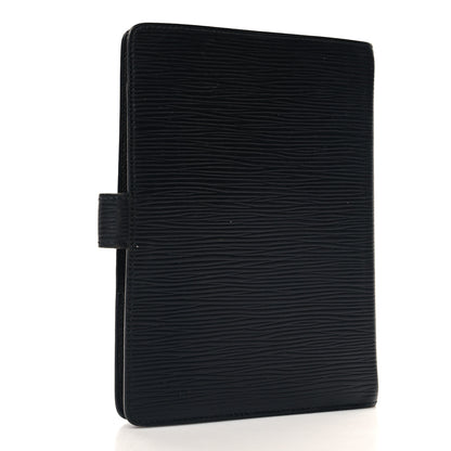 Louis Vuitton Epi Medium Ring Agenda Cover Black 3 of 11