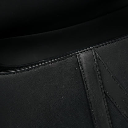 Christian Dior Ultra Matte Calfskin Saddle Bag Black 13 of 16