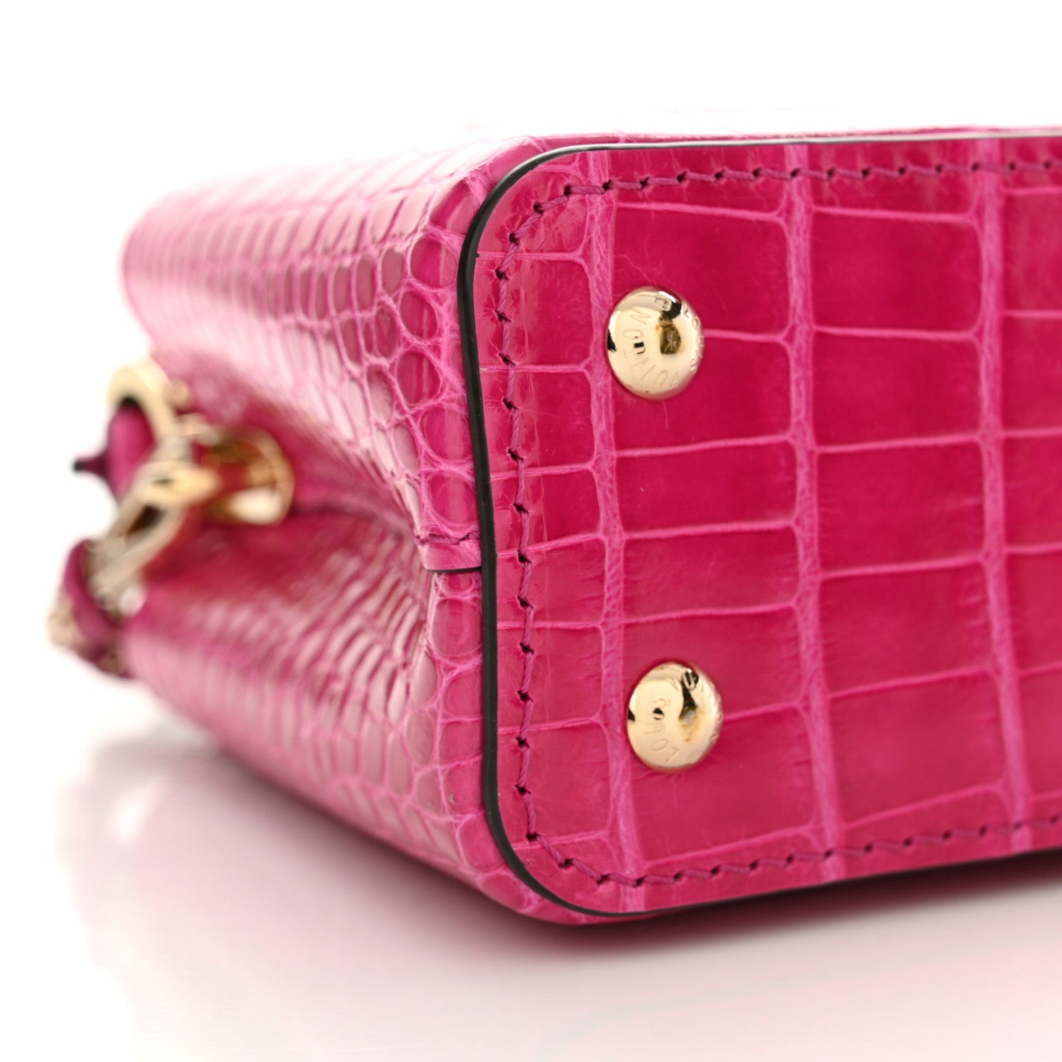 Louis Vuitton Crocodile Nano Capucines 8 of 10