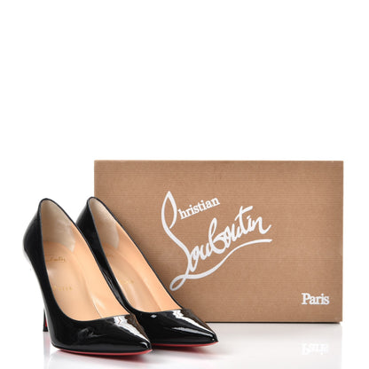 Christian Louboutin Patent Decoltish 85 Pumps 37.5 Black 8 of 8