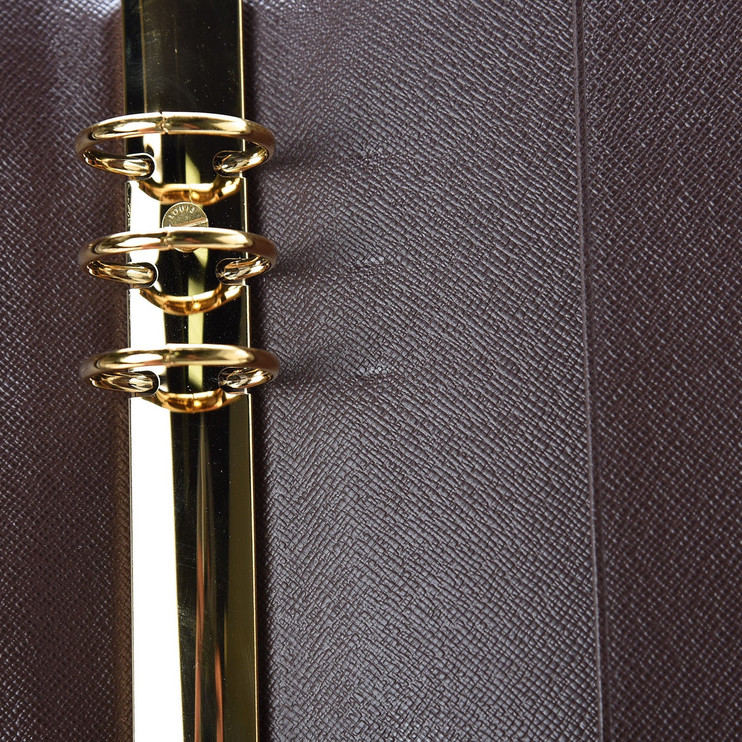 Damier Ebene Large Ring Agenda Cover