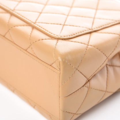 Chanel Lambskin Quilted Medium Kelly Flap Bag Beige 11 of 13