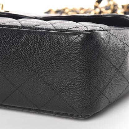 Chanel Caviar Quilted Jumbo Single Flap Black 7 of 11