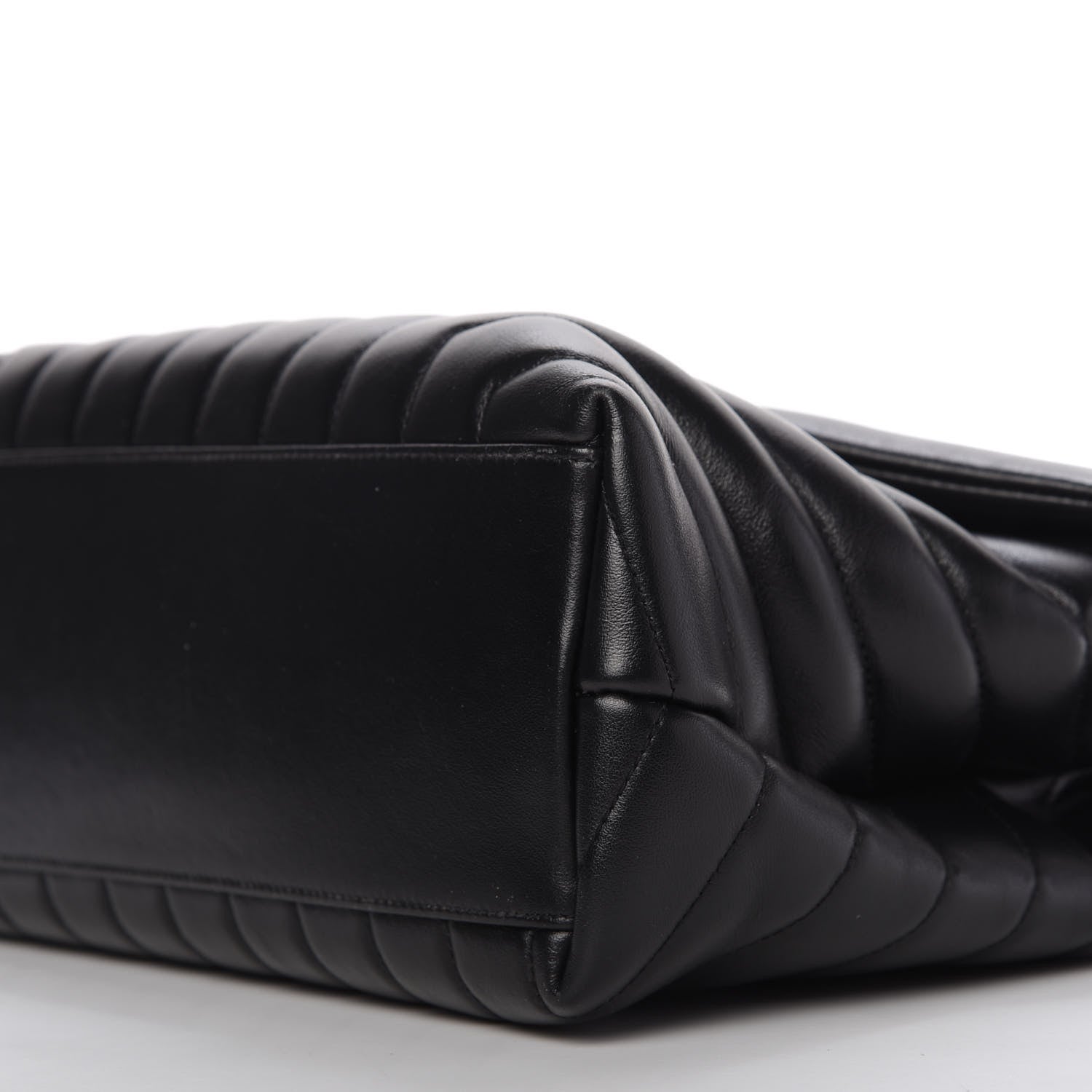 Saint Laurent Calfskin Y Quilted Monogram Medium Loulou Chain Satchel Black 7 of 12