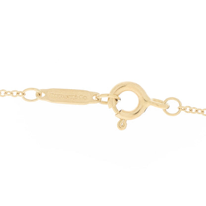 Tiffany 18K Yellow Gold Platinum Diamond Etoile Ball Pendant Necklace 4 of 6