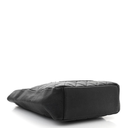 Chanel Caviar Quilted Petit Shopping Tote PST Black 4 of 17