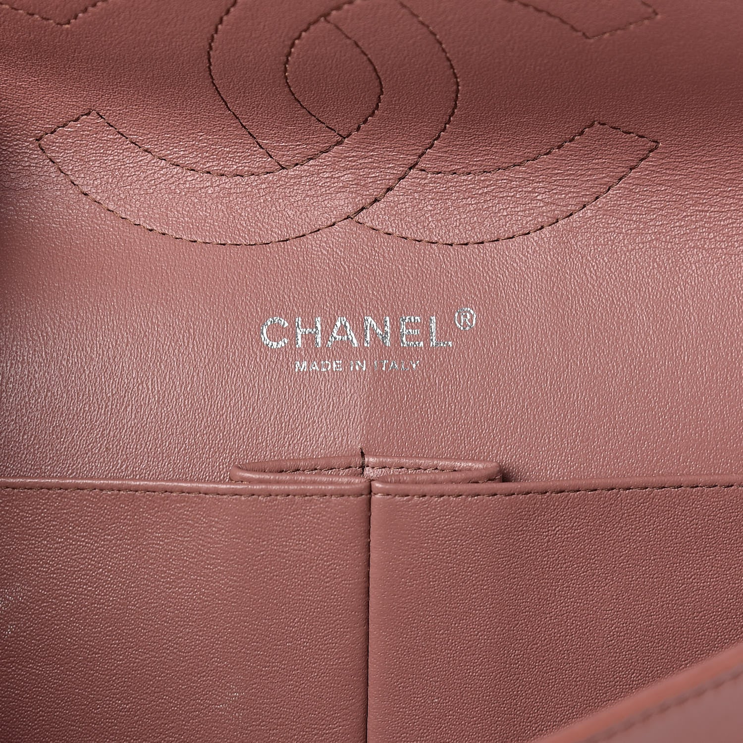 Chanel Striated Patent Quilted Jumbo Double Flap Dark Pink 6 of 14