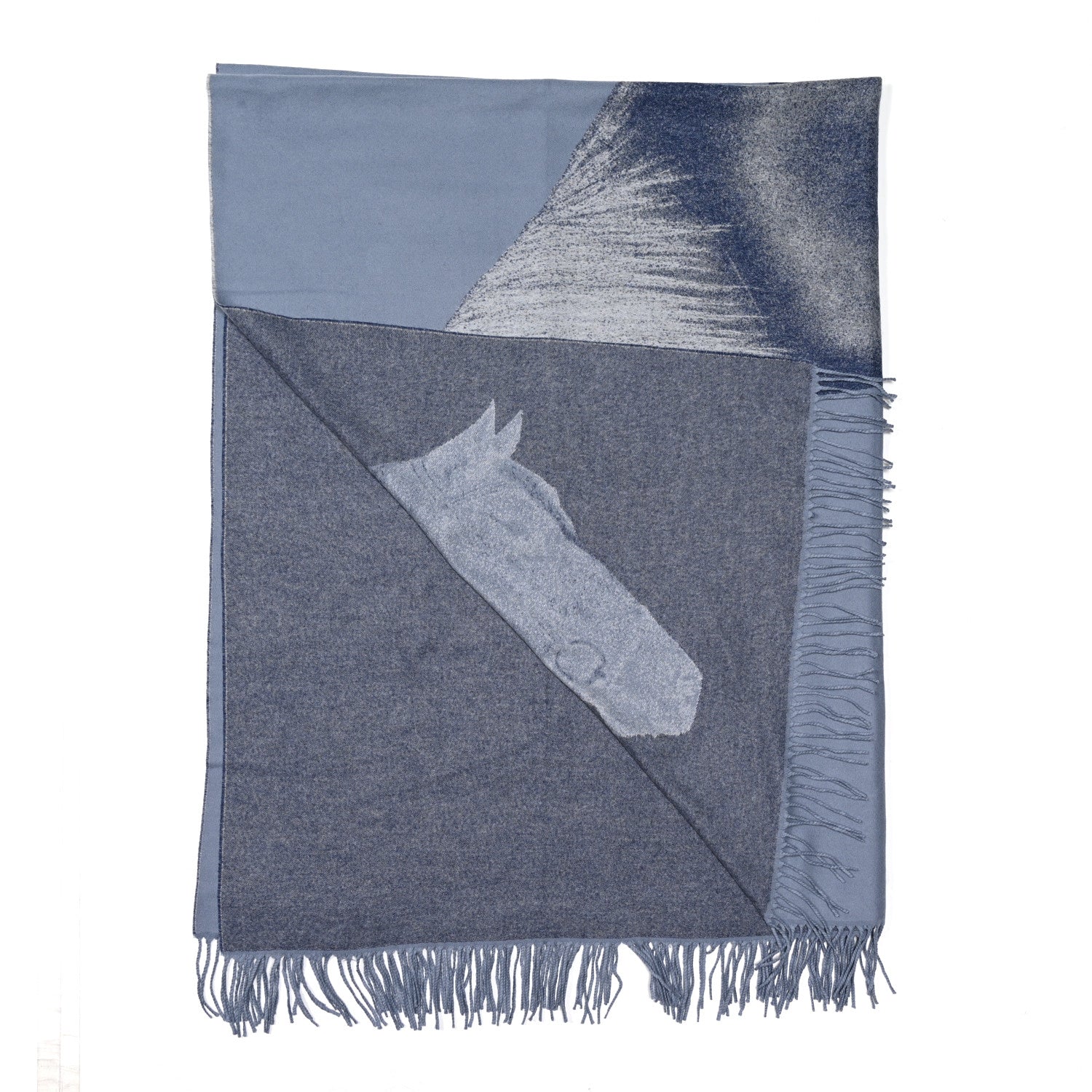 Hermes Cashmere Cheval Polomino Blanket 2 of 5