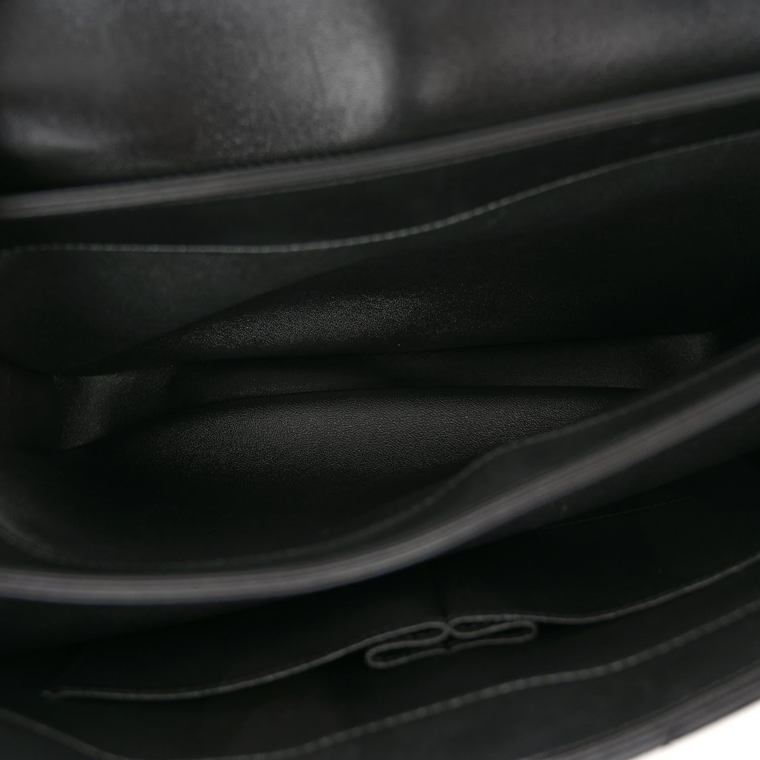 Chanel Lambskin Chevron Quilted Medium Trendy CC Dual Handle Flap Bag Black 7 of 13