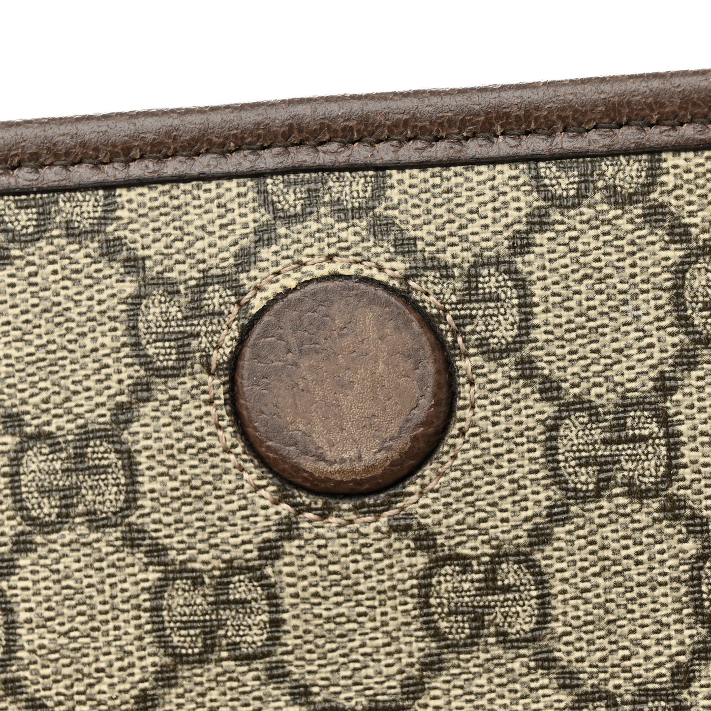 GG Supreme Monogram Neo Vintage Web Belt Bag Brown