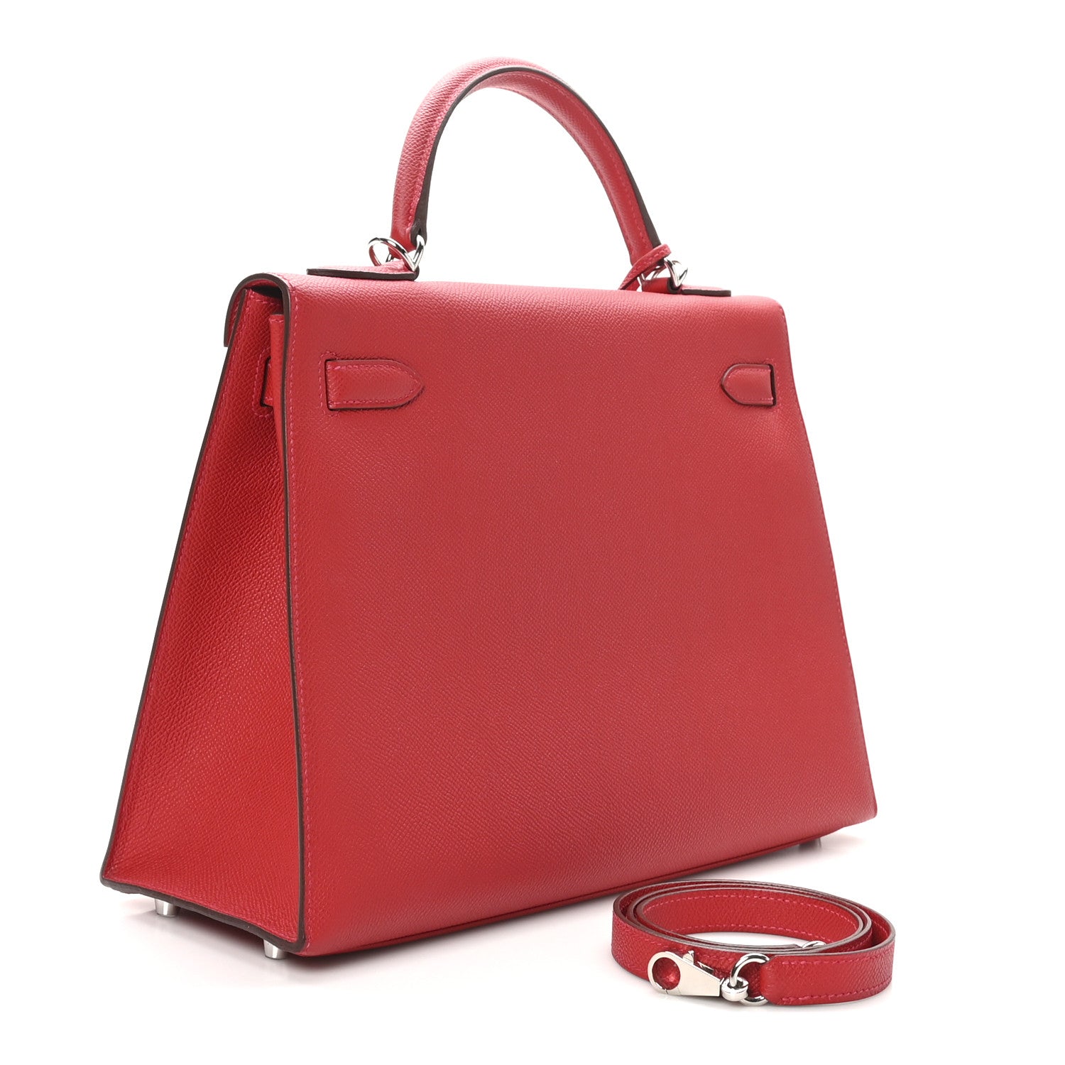 Hermes Epsom Kelly Sellier 32 Rouge Casaque 3 of 10