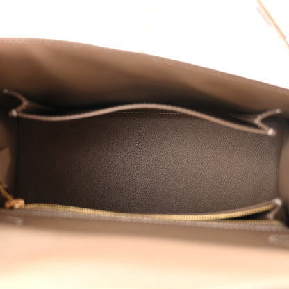 Hermes Epsom Kelly Sellier 25 Etoupe 5 of 11