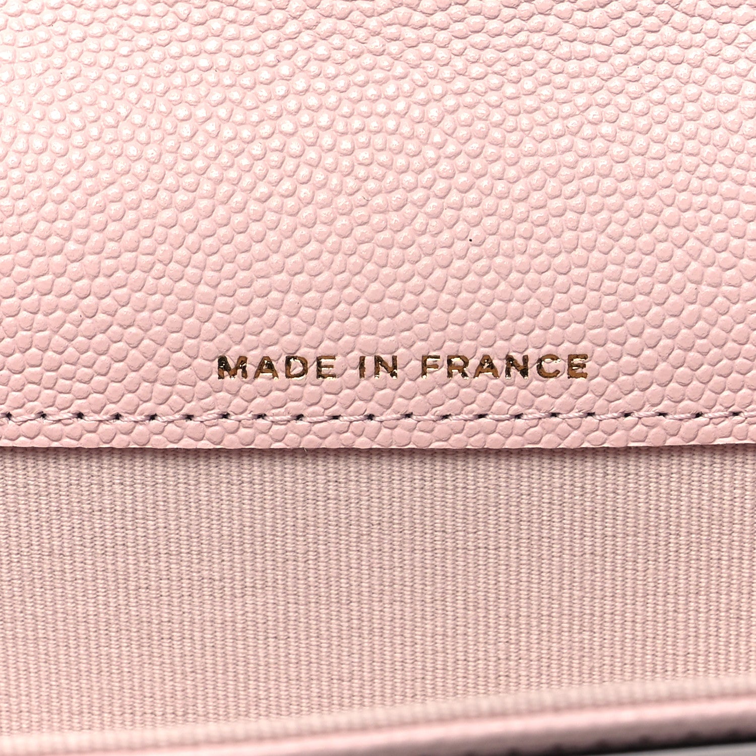 Chanel Caviar Quilted Flap Card Holder Wallet Light Pink 7 of 10