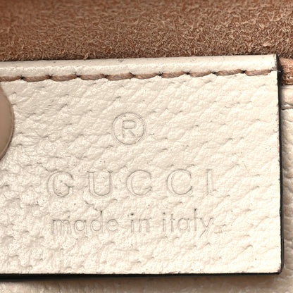 Gucci GG Supreme Monogram Flora Web Small Ophidia Chain Shoulder Bag White 6 of 14