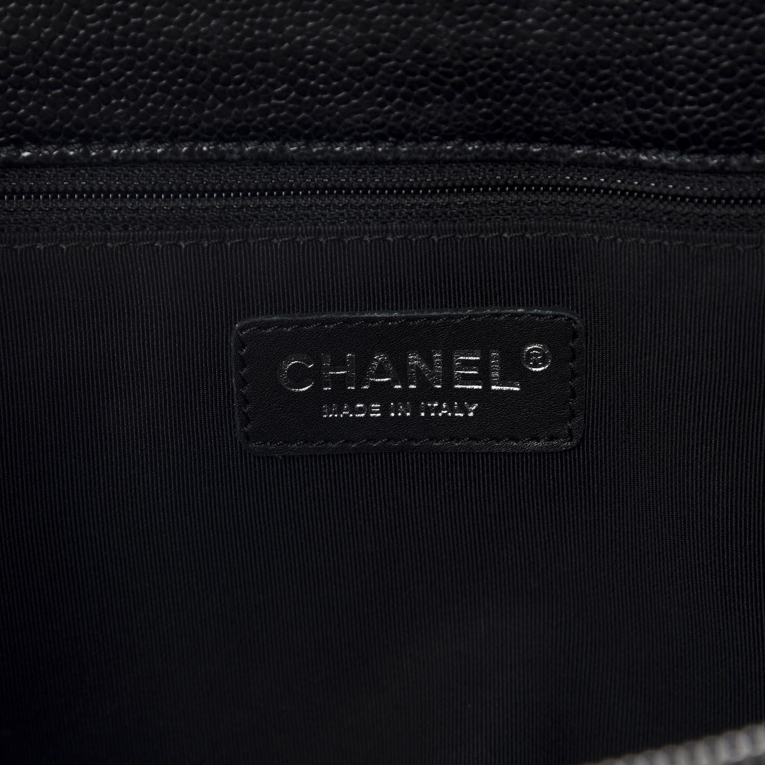 Chanel Caviar Quilted Grand Shopping Tote GST Black 9 of 17