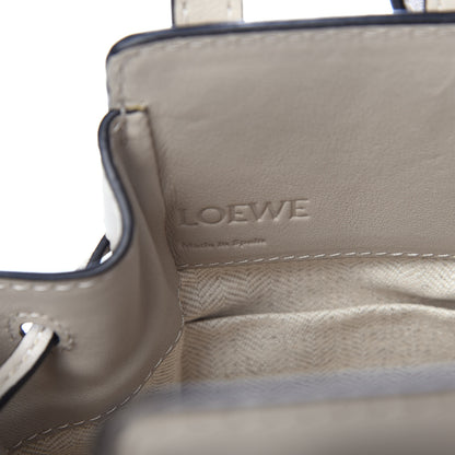 Loewe Calfskin Canvas Mini Hammock Shoulder Bag Natural Light Oat 6 of 10