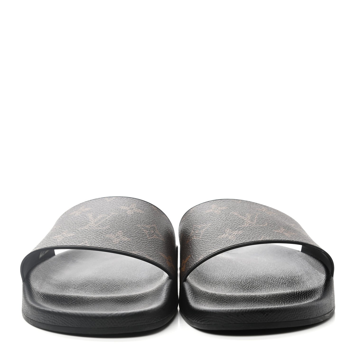 Louis Vuitton Rubber Monogram Mens Waterfront Mules 8 Macassar 2 of 8