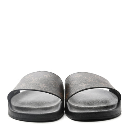 Louis Vuitton Rubber Monogram Mens Waterfront Mules 8 Macassar 2 of 8