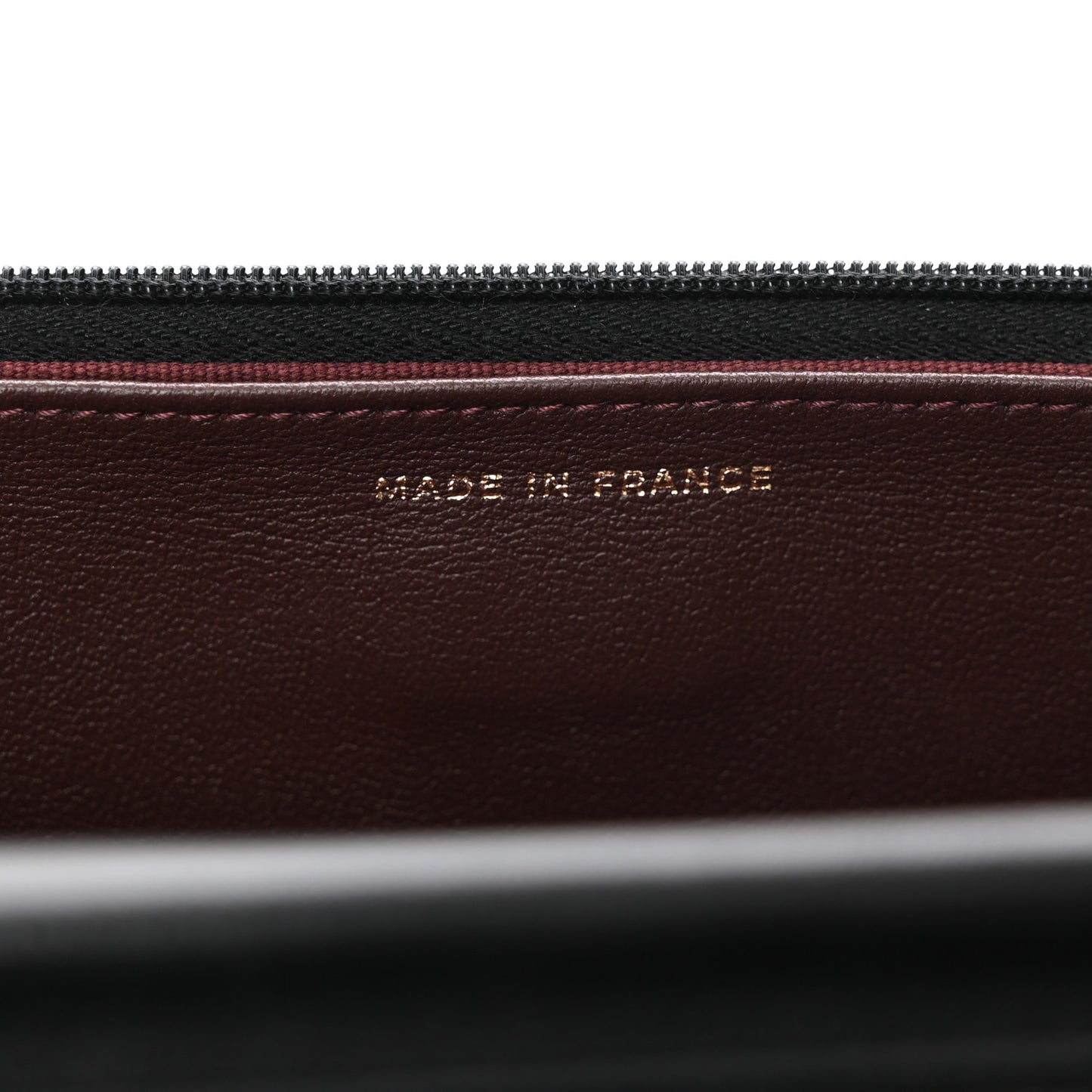 Lambskin Quilted Wallet On Chain WOC Black