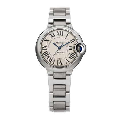 Cartier Stainless Steel 33mm Ballon Bleu De Cartier Automatic Watch 1 of 5