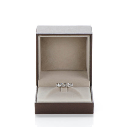 Gucci 18K White Gold 5mm 1973 Band Ring 6.5 5 of 5
