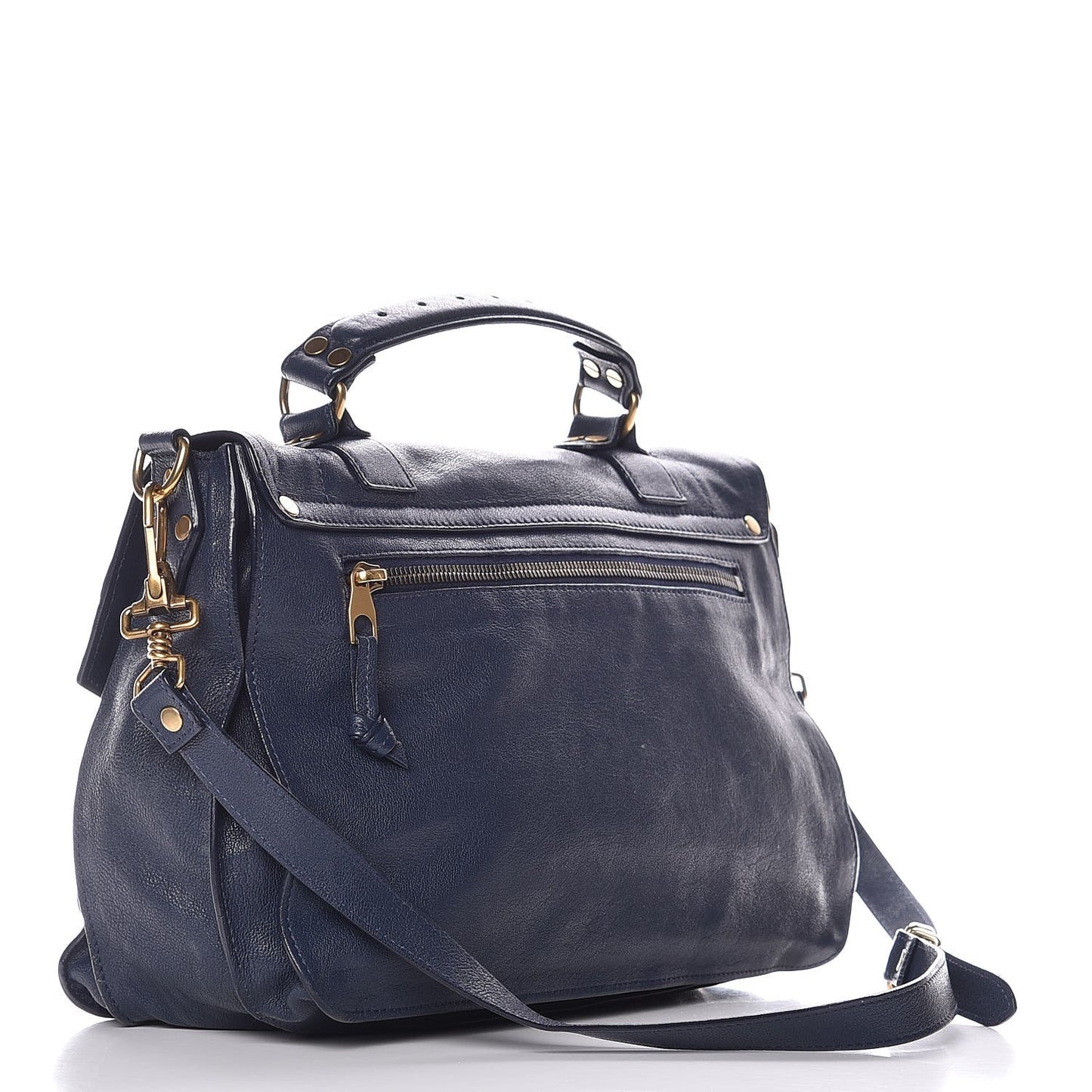 Lambskin Medium PS1 Satchel Midnight