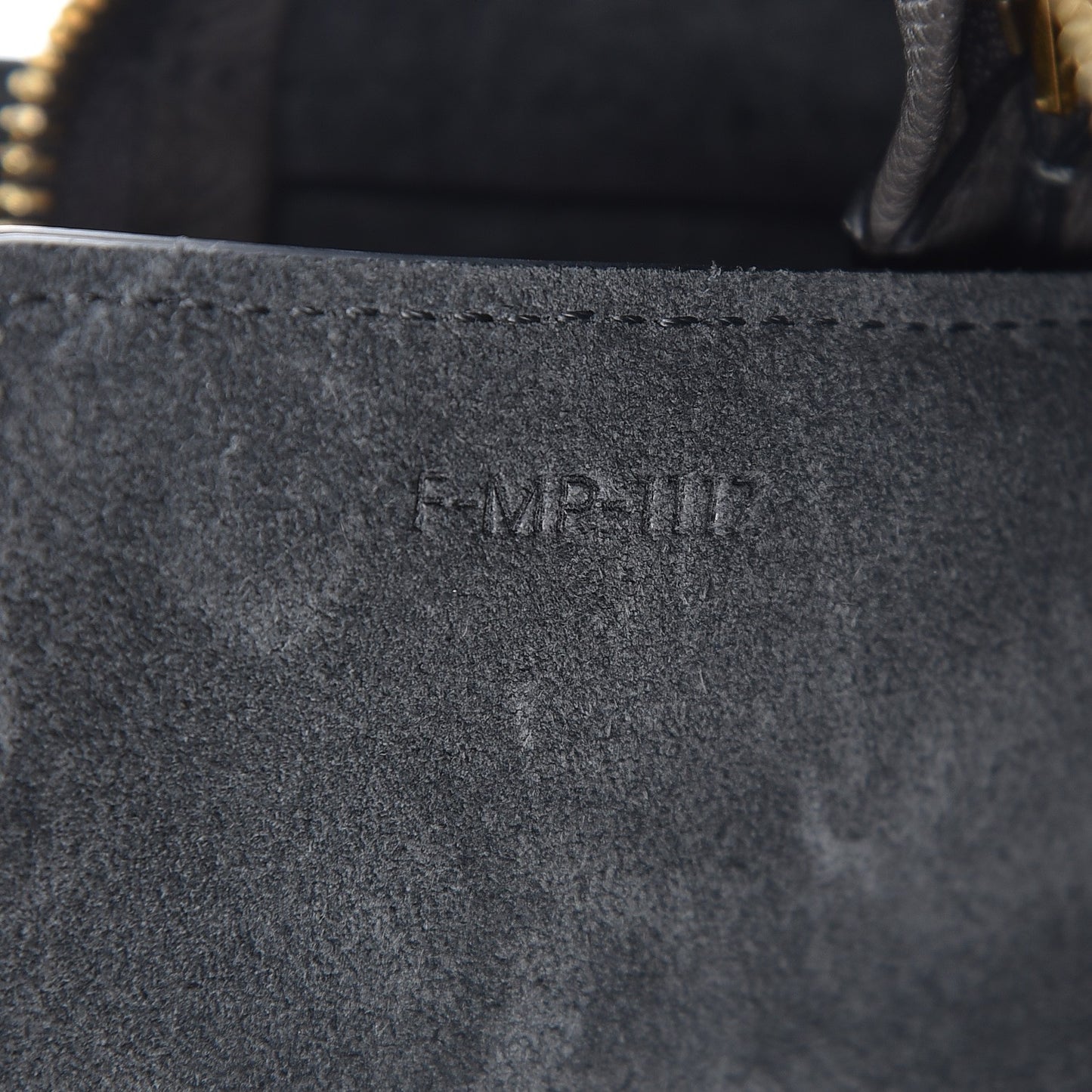 Baby Grained Calfskin Micro Belt Bag Grey
