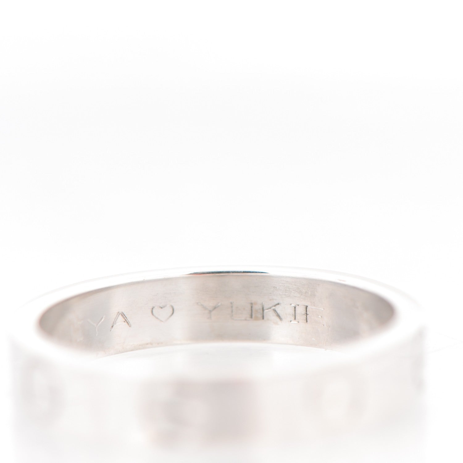 Cartier 18K White Gold 4mm LOVE Wedding Band Ring 51 5.75 5 of 6