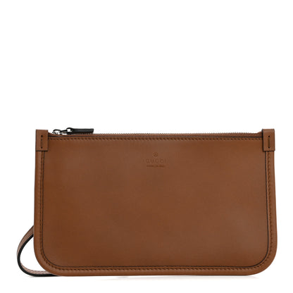 Gucci Calfskin Totissima Pouch Brown 1 of 7