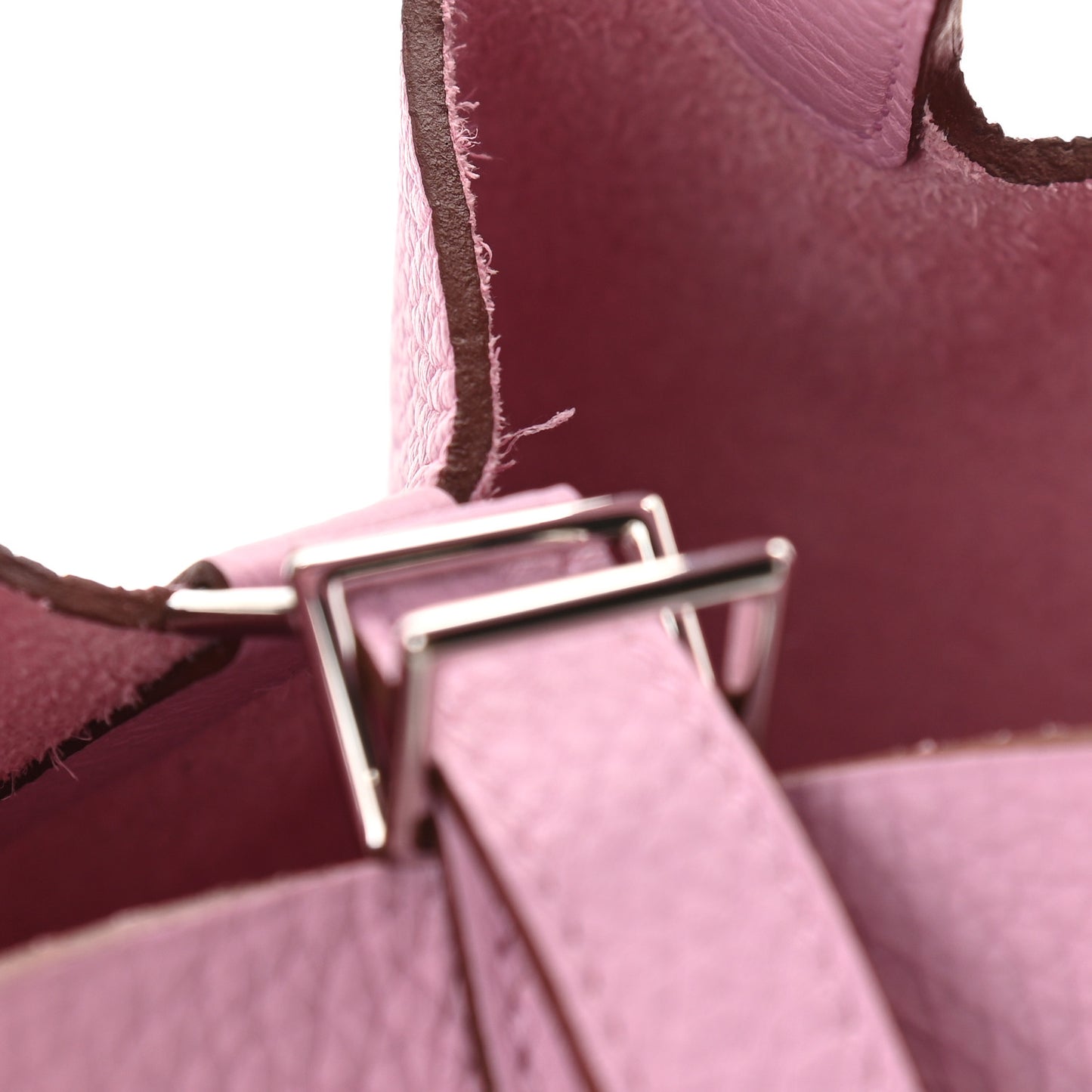 Taurillon Clemence Picotin Lock 18 PM Mauve Sylvestre