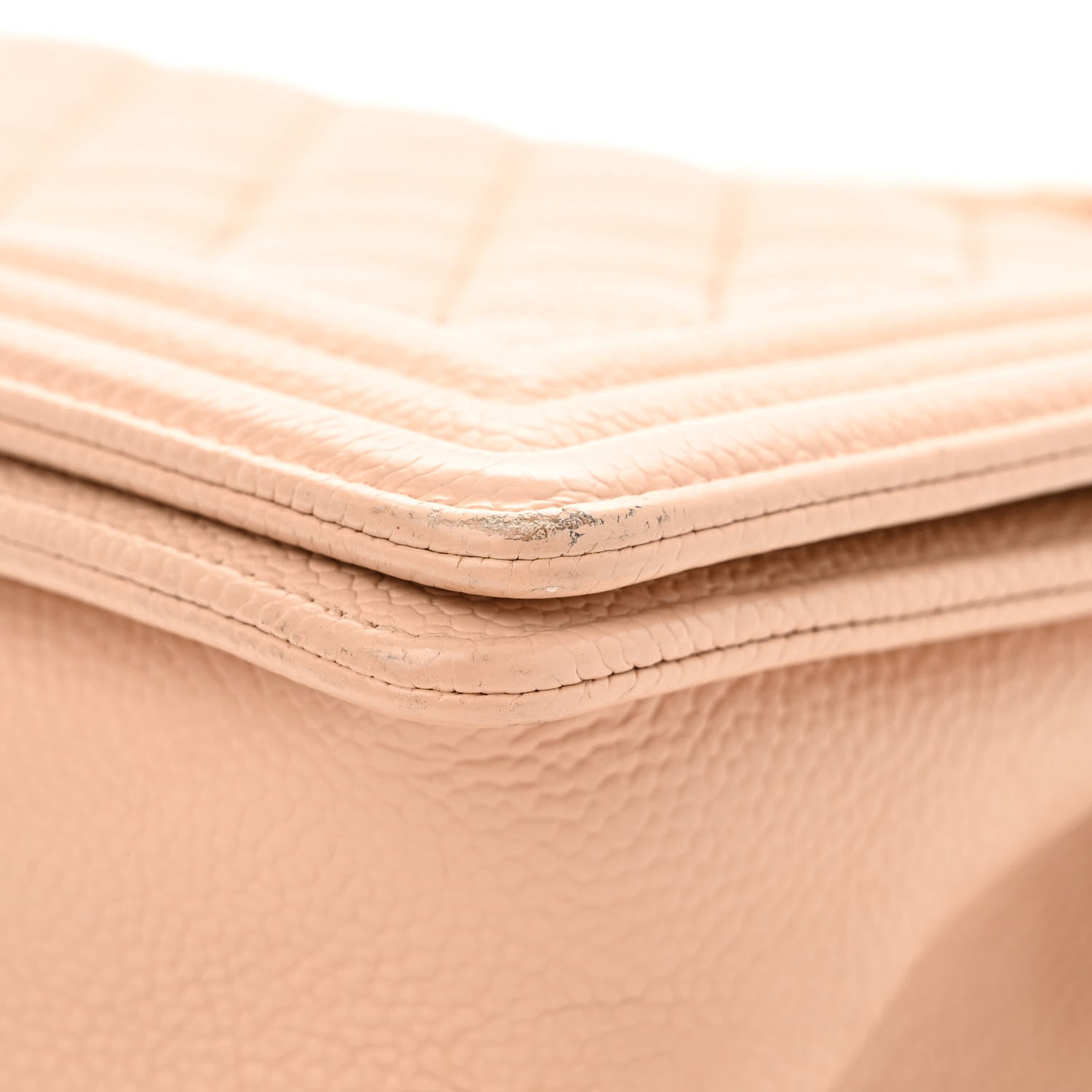 Chanel Caviar Quilted Medium Boy Flap Beige 11 of 11