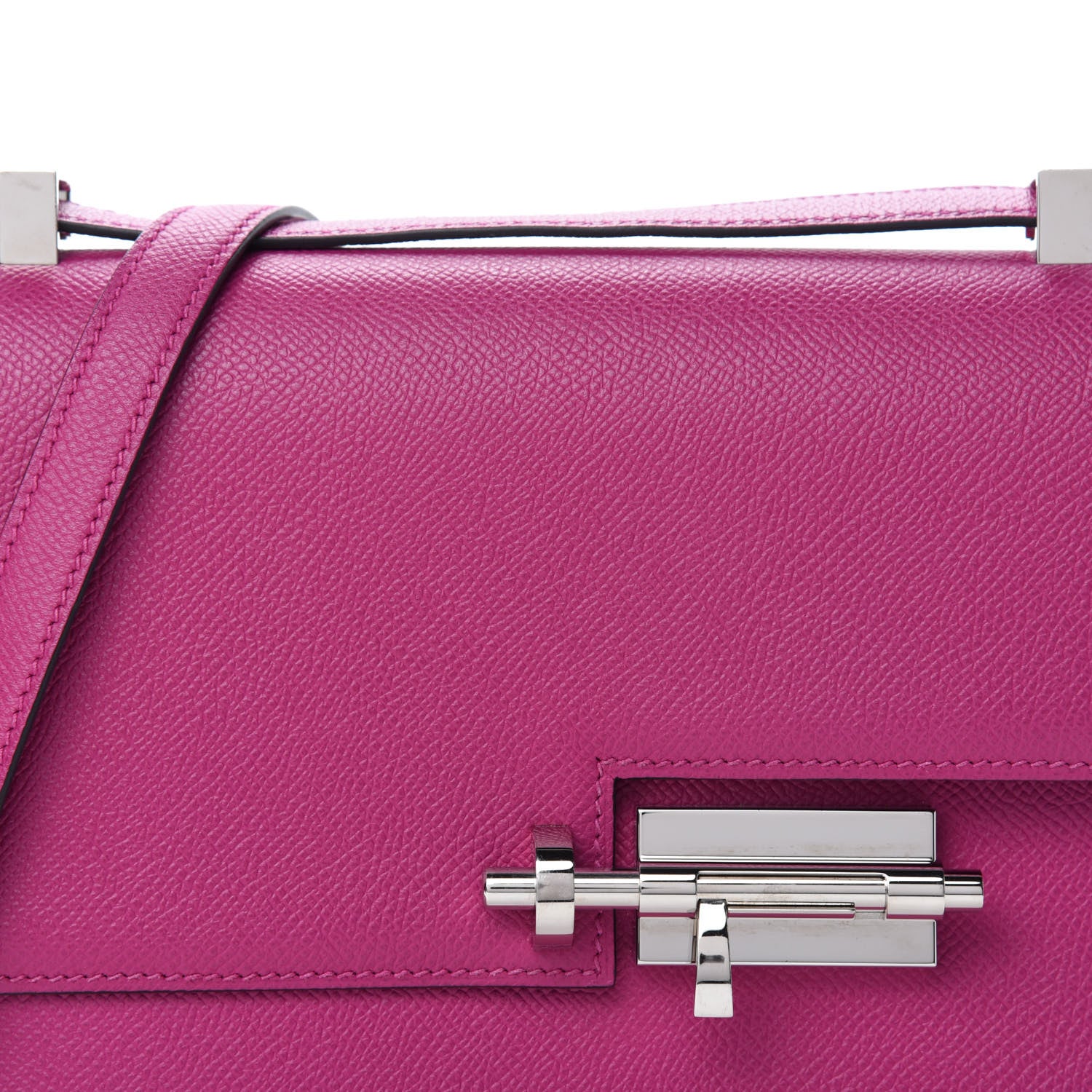 Hermes Epsom Verrou 21 Rose Pourpre 10 of 11