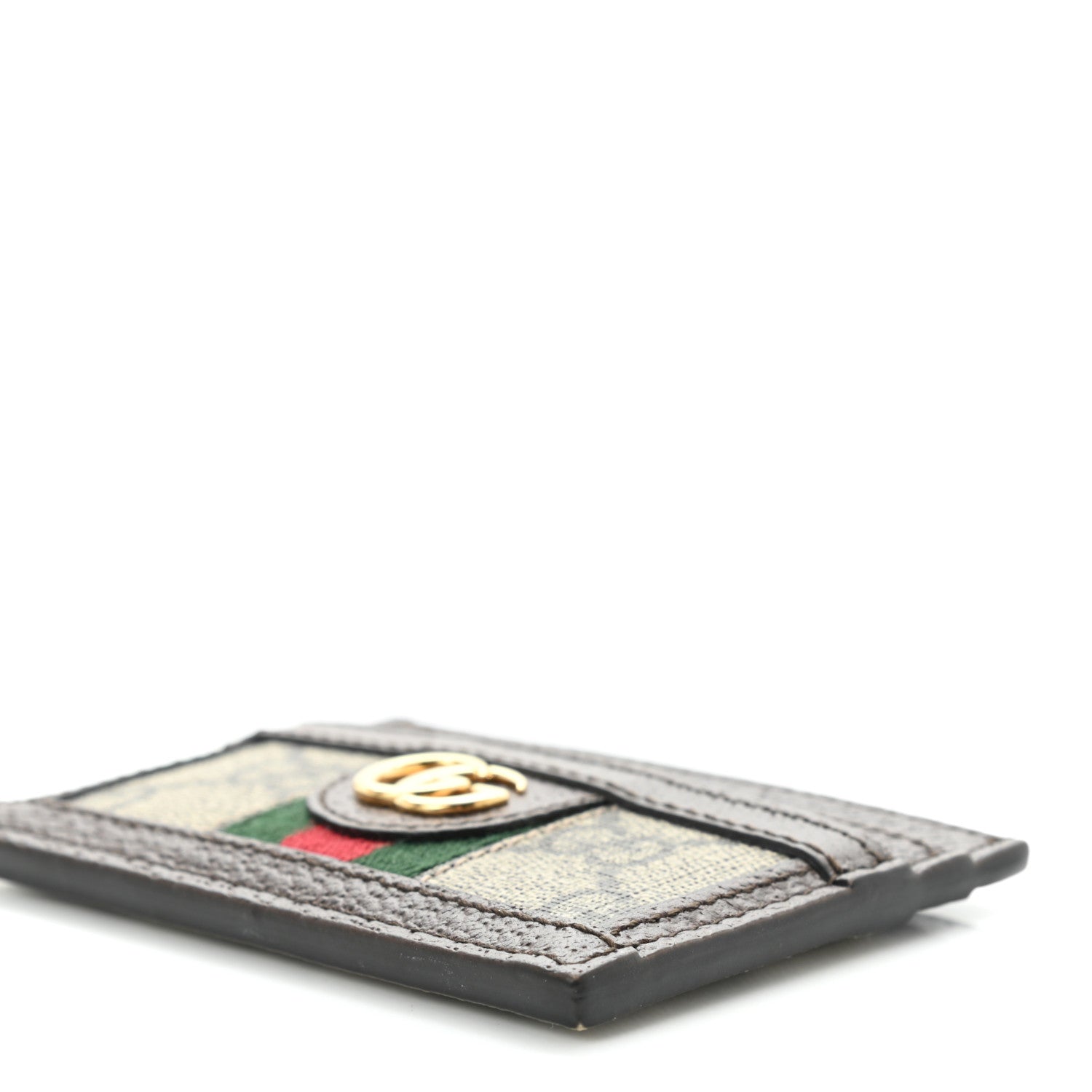 Gucci GG Supreme Monogram Ophidia Card Holder Brown 9 of 9
