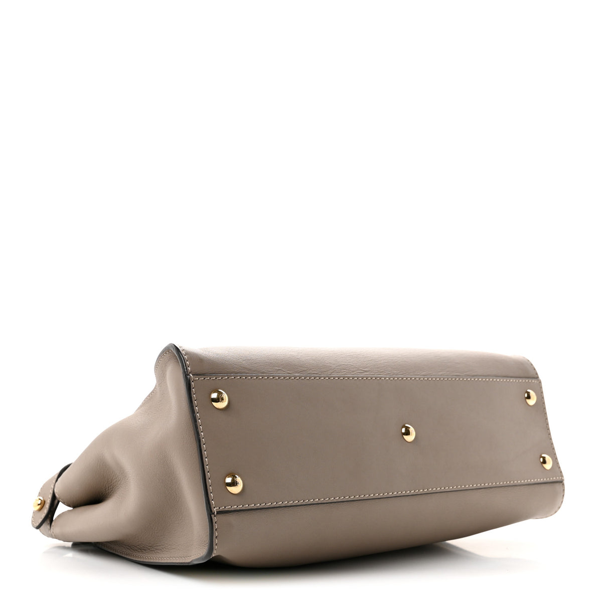 Fendi Vitello Seta Plexiglass Tortoise Medium Peekaboo Iconic Satchel  Tortora 4 of 9