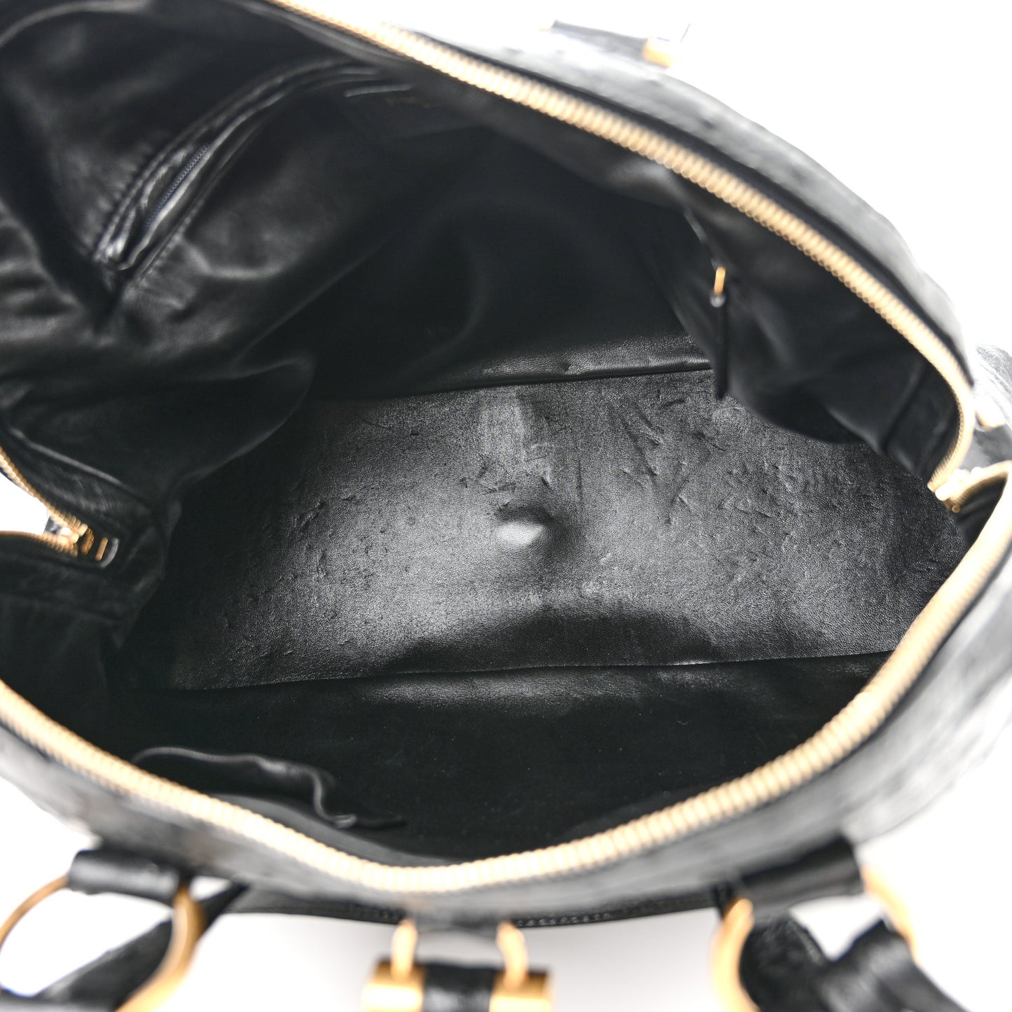 Ostrich Muse Messenger Bag Black