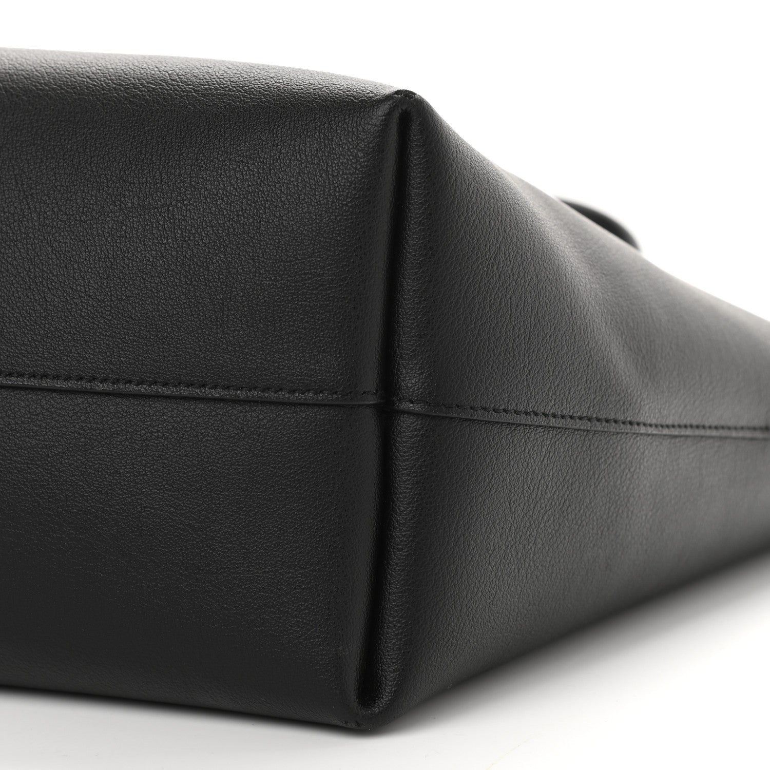 Saint Laurent Calfskin Large Shopping Tote Black 10 of 12