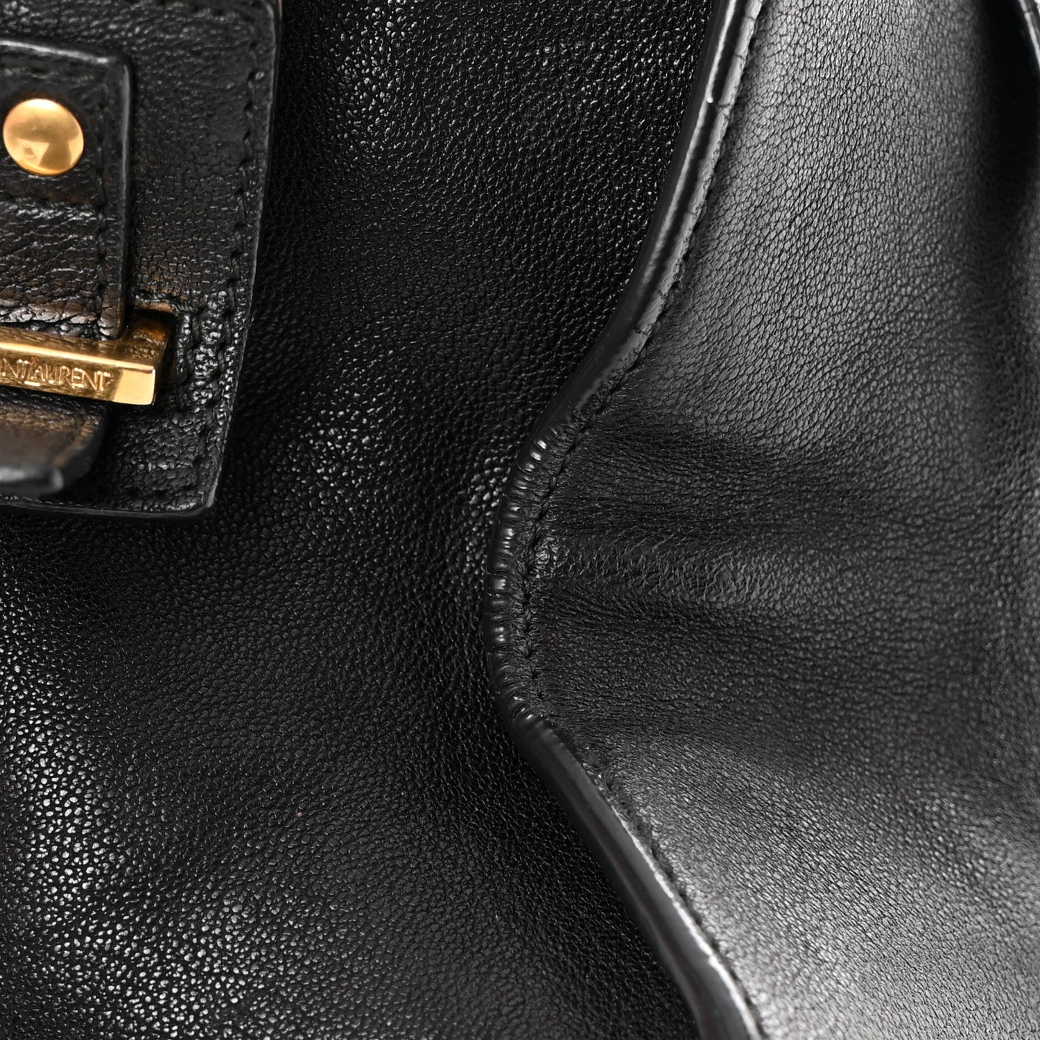 Saint Laurent Sheepskin Small Cabas ChYc Black 15 of 17