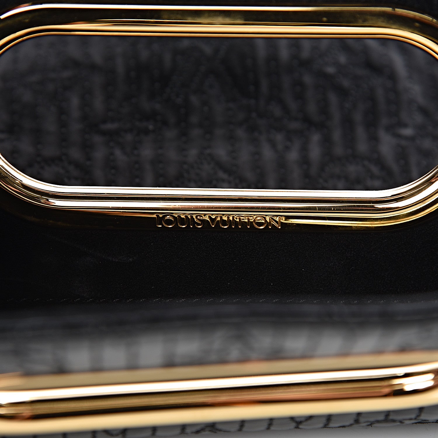Louis Vuitton Suede Monogram Motard Afterdark Clutch Black 10 of 13