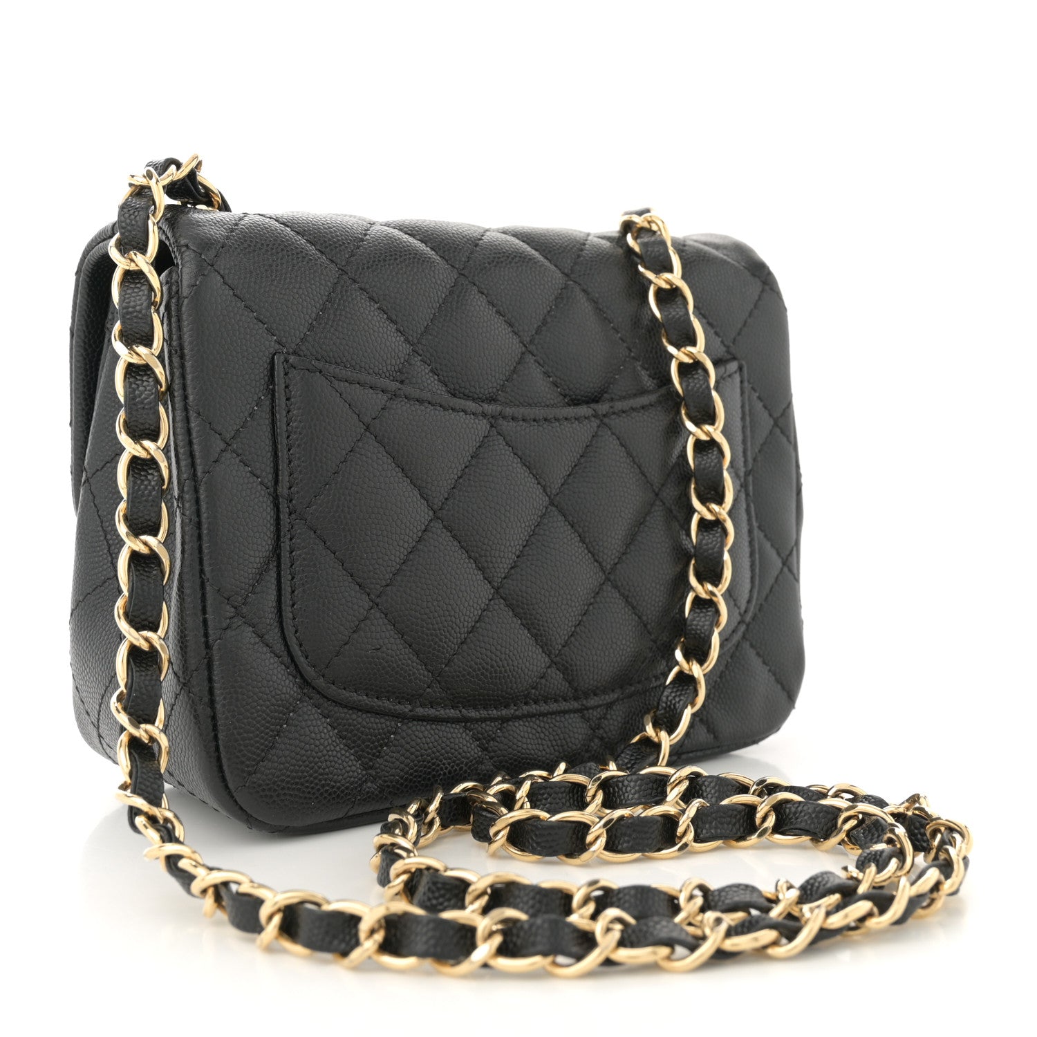 Chanel Caviar Quilted Mini Square Flap Black 3 of 10