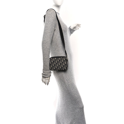 Christian Dior Oblique Pouch Navy Blue 2 of 11