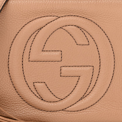 Gucci Pebbled Calfskin Small Soho Disco Bag Rose Beige 8 of 11
