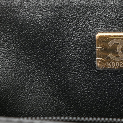 Chanel Lambskin Quilted Mini Square Flap Black 7 of 11