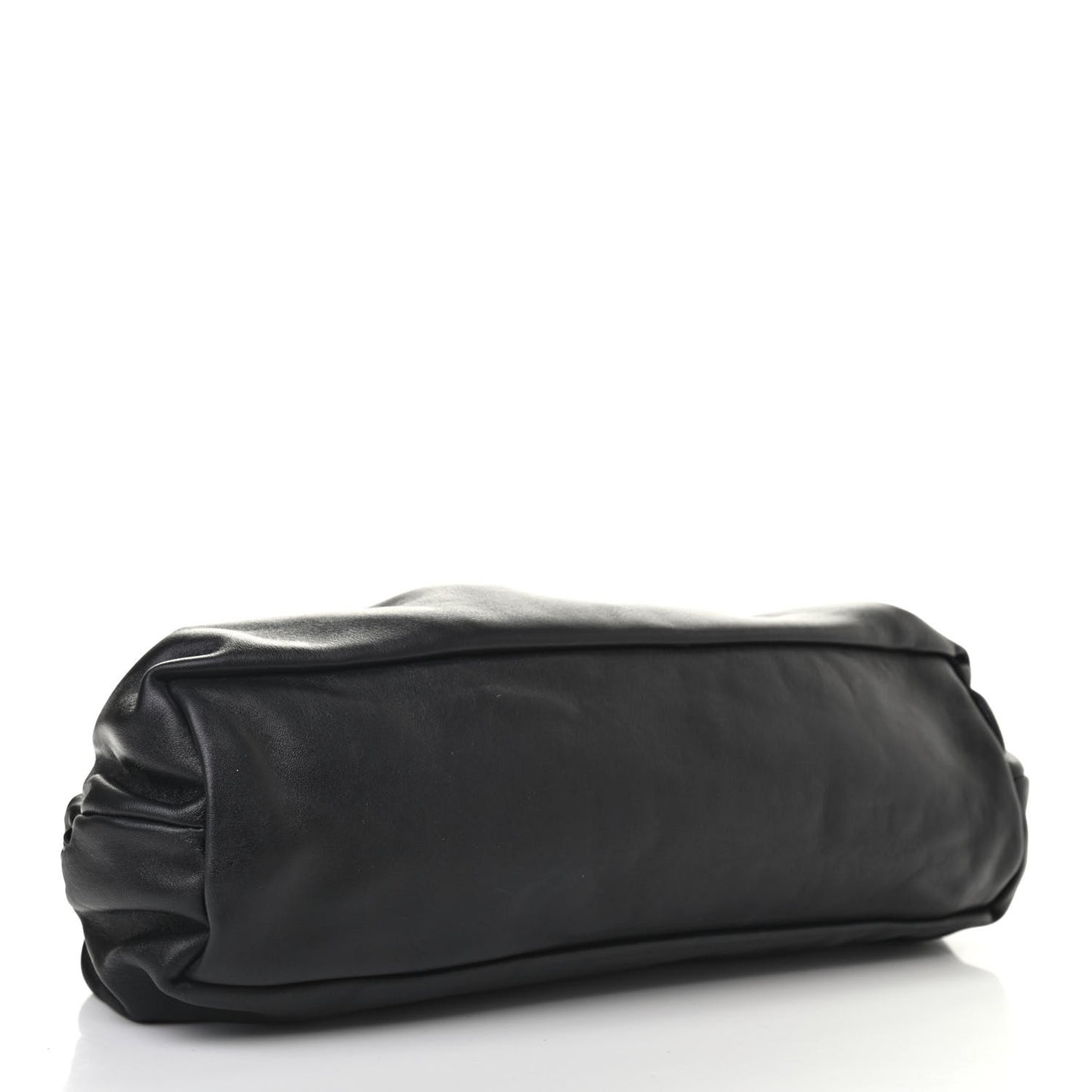 Lambskin Cloud Clutch Black Flamma
