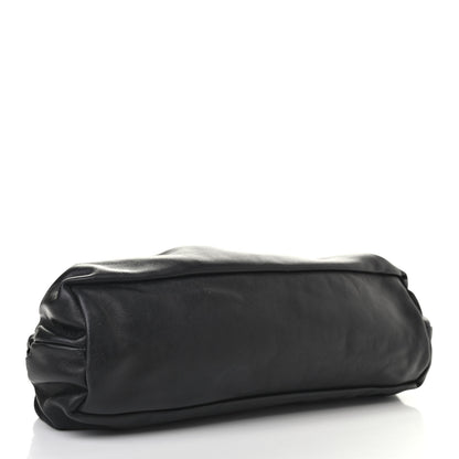 Mansur Gavriel Lambskin Cloud Clutch Black Flamma 4 of 7