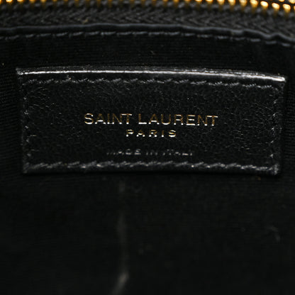 Saint Laurent Suede Matelasse Monogram Medium Niki Shopper Tote New Barley 6 of 10