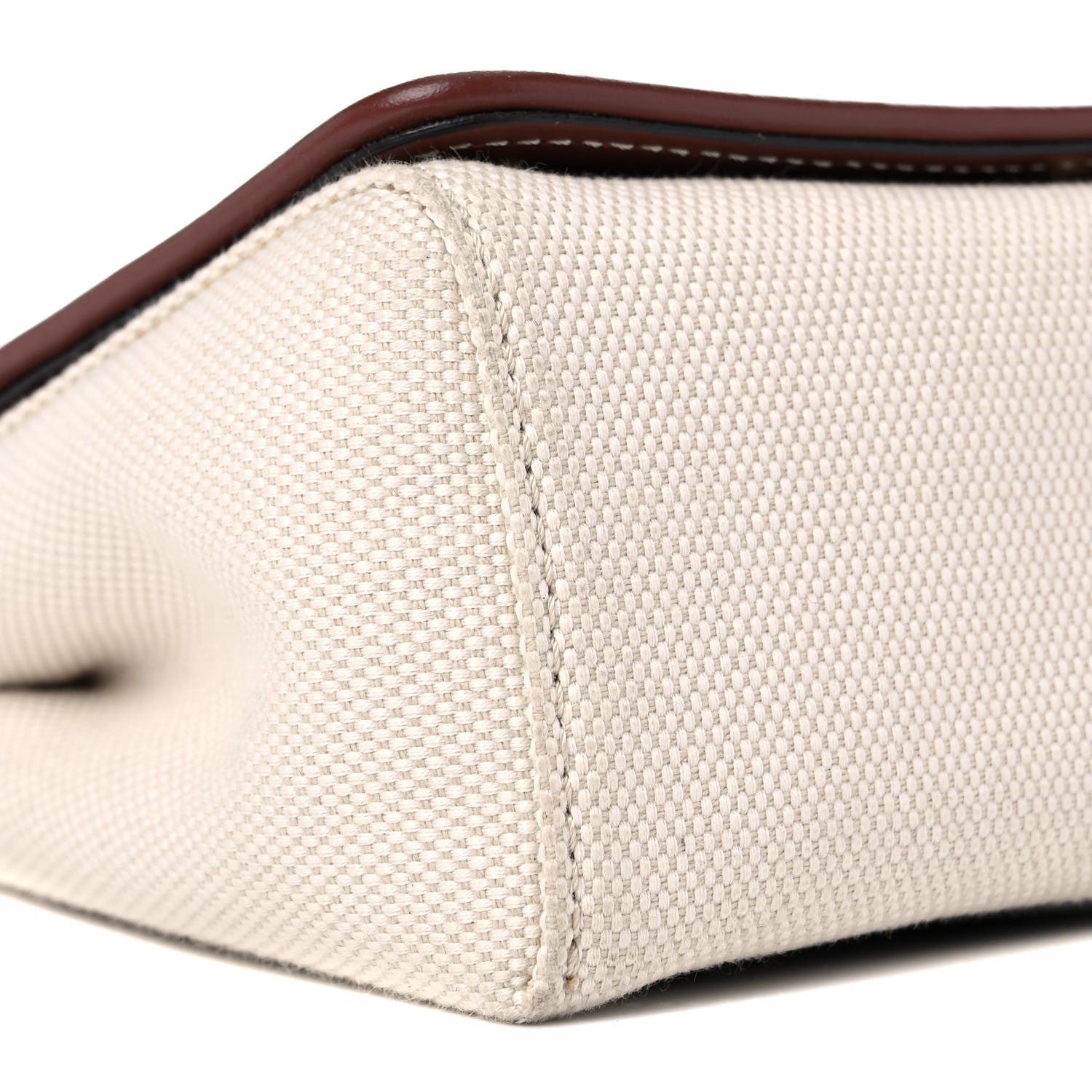 Burberry Calfskin Canvas Horseferry Print Hackberry Crossbody Bag Natural Tan 7 of 15