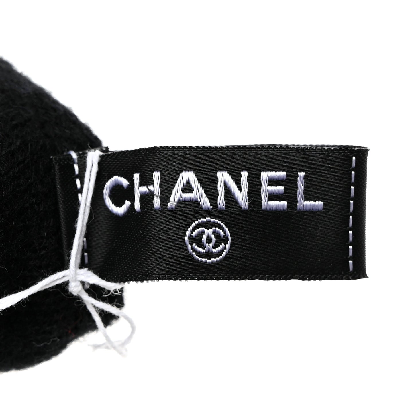 Cashmere Knit CC Gloves Black