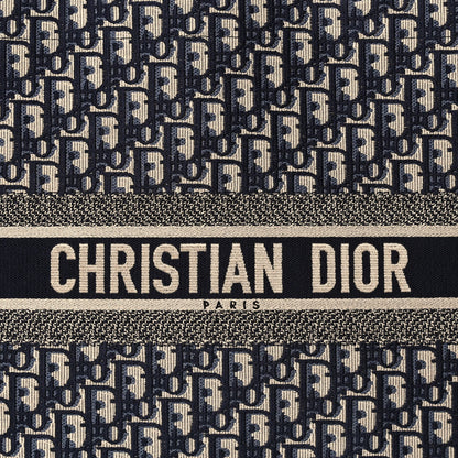 Christian Dior Oblique Book Tote Blue Multicolor 8 of 14